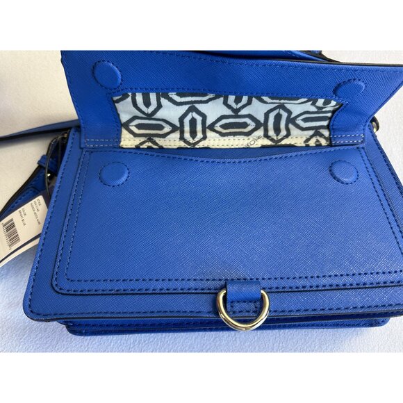 Rebecca Minkoff Hudson Moto Crossbody Bag in Bright Blue - New - Picture 4 of 6